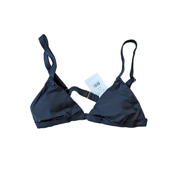 Andie Swim The Caicos Top Eco Nylon Black Size Medium - Picture 7 of 9